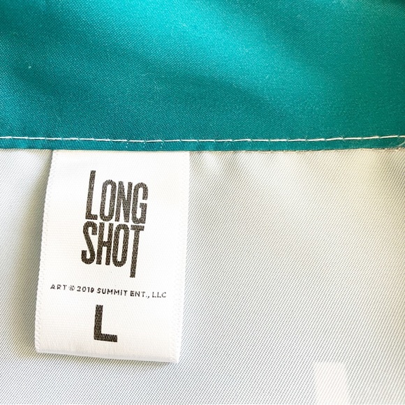 Long Shot Film Large Wind Breaker Jacket Color Block Seth Rogan Fred Flarsky - Picture 4 of 8